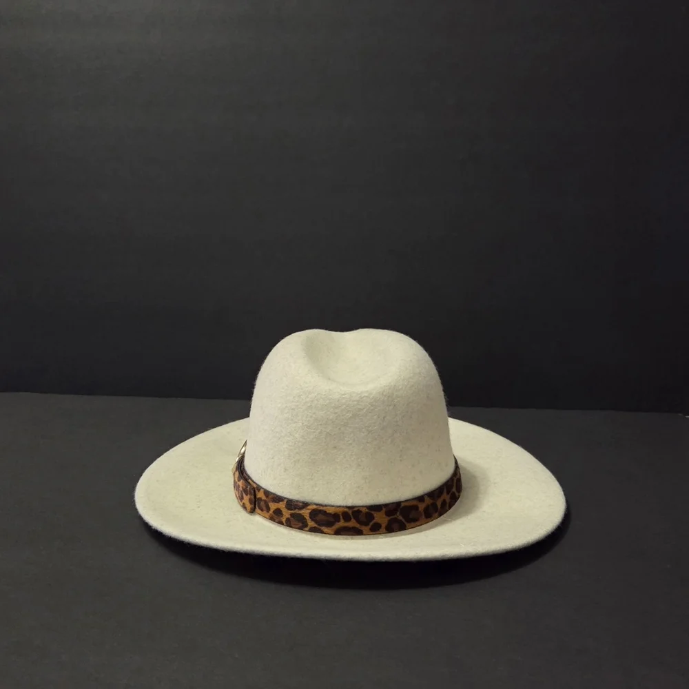 Altar'd State Leopard Belted Wool Hat - Picture 5 of 16